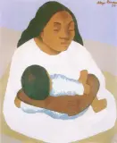 Diego Rivera, Macierzyństwo, 1928, tempera, tektura