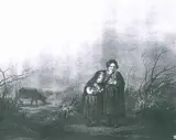 Artur Grottger, Przed burzą, olej, płótno