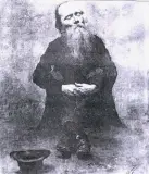 Richard Baseleer, Modlący się żebrak, olej, płótno