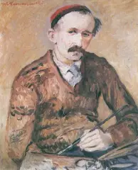 Autoportret by Wacław Taranczewski, olej, płótno, sold Apr 1991