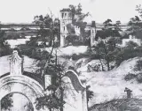 Roman Zasłonow, Nad Niemnem, olej, płótno