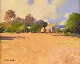 George Gillespie, Late Summer, Oil on Board