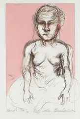 Debbie by Brian Bourke, Mixed Media Drawing, offered Jun 2025