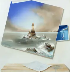 Claudio Viscardi, Lands End, Oil on Canvas