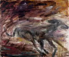 Basil Blackshaw, Dunmore 1971 Cup Winner, Oil on Canvas