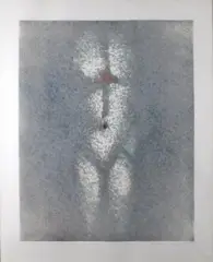 Being by Louis le Brocquy, Carborundum Print 49/75 Signed and Numbered Embossed stamp of the Graphic Print Studio lower right, offered Nov 2025