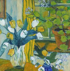 Patrick Viale, Fabienne's Flowers, Oil on Board Enquire