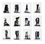 Edward Delaney, The Samson Riddle, Set of 12 Lithographs. Edition 19 of 75. Individually framed.