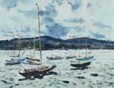 Henry Healy, Moored Boats