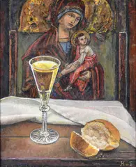 Daily Bread by Hilda van Stockum, Oil on Board, offered Jun 2026