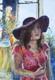 Sarah Longley, Self Portrait With Beads