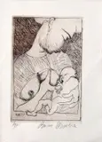 Brian Bourke, Aug '87, Artists Proof Etching