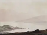 Douglas Alexander, Misty Day on Lake Corrib, Co. Galway, Watercolour
