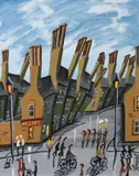John Ormsby, Our Wee Street, Oil on Board Enquire