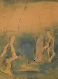 Patrick Pye, The Annunciation, Watercolour