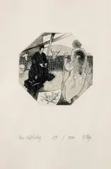 Patrick Pye, The Nativity, Etching 57 of 300