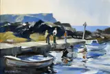 Rodney Howes, Antrim Coast, Oil on Board