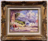 Sam Coulter, Hill Farm, Cushendun, Oil on Canvas