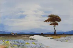 William F. Cooper, West of Ireland Landscape, Watercolour