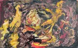 Anne King-Harman, Fire Dancers, Acrylic on Board