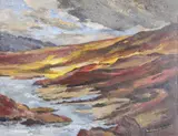 Anne King-Harman, Tidal Waters, Acrylic on Board