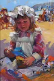 Diane Flynn, At The Beach, Oil on Board