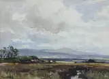 Frank McKelvey, Mountain View, Watercolour