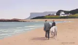 Gregory Moore, Pony Trekking At Ballycastle, Oil on Board
