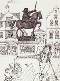 Hector McDonnell, Pair of Cartoons, Pen and Ink Drawing Enquire