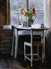 Jenny Davidson, The Interior, Oil on Board