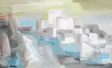 Markey Robinson, North Africa, Gouache