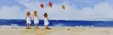 Michelle Carlin, Perfect Day For Kites, Oil on Board
