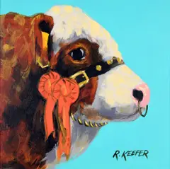 Ronald Keefer, Best In Show, Oil on Board