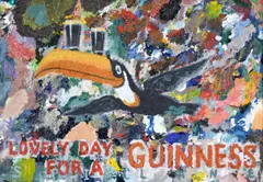 Spillane, Lovely Day for a Guinness, Oil on Canvas