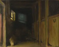 Thomas Ryan, The Old Stable, Oil on Canvas