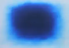 Anish Kapoor, Breathing Blue, 2020, Digital print in colours, on wove paper, the full sheet