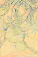 Abstract Study by Mary Swanzy, Crayon on Paper, offered Sep 2026