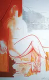 Walter Joseph Gerard Bachinski, Seated Figure #88/100, lithograph on paper