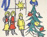 Maxwell Bennett Bates, Untitled - Christmas Tree