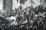 Frank Brangwyn, Canadians Entering Cambrai, etching on paper