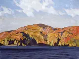 A. J. Casson, Autumn Hillside, Lake of Bays