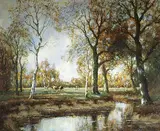 Willem Hendriks, Autumn, oil on canvas