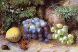 Helen K. Hodson, Untitled - Still Life with Fruit, 1878, watercolour on paper