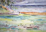 Dorothy Knowles, Waves, Waskesiu Lake, Aug. 9/77