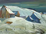 Mario Mauro, La Petite ..., 1977, oil on wood board