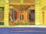Devino's [No. 6a] by Alasdair Burns Monro, oil on paper, sold Nov 1994