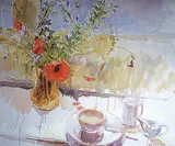 Joseph Francis Plaskett, Still Life with Bouquet