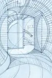 Cyril Power, Tube Staircase Study No.1, 1930, pencil on paper