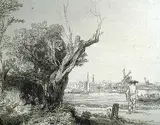 Harmensz Van Ryn Rembrandt, The Omval, 1645, etching on paper