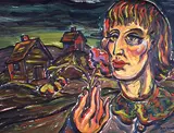 Clifford Foard Robinson, Man Sniffing Carnations